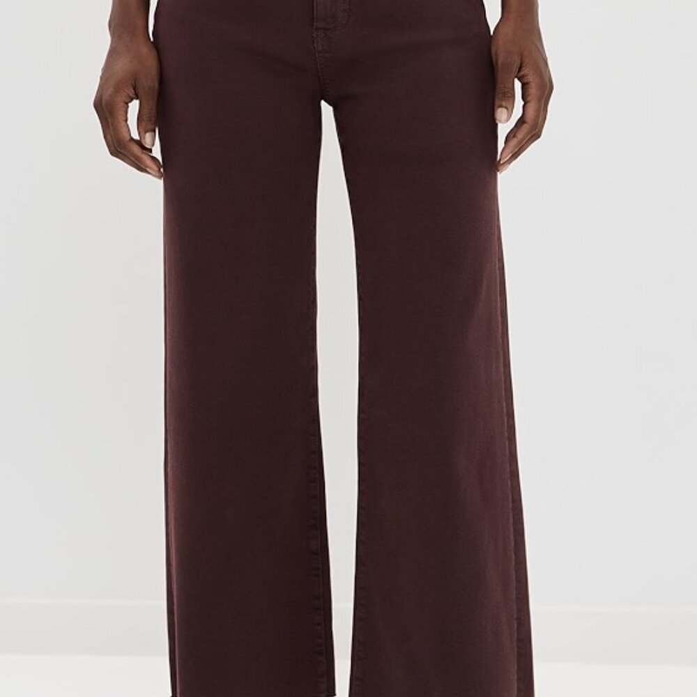 AG Saige High Rise Wide Leg Crop Jeans Size 29